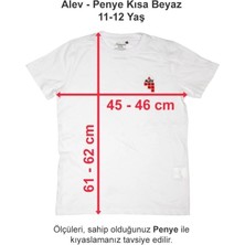 Alev Okulları Penye Kısa Beyaz 11-12 Yaş