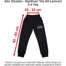 Abc Okulları Eşofman Tek Alt Lacivert 3-4 Yaş