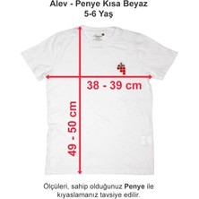Alev Okulları Penye Kısa Beyaz 5-6 Yaş