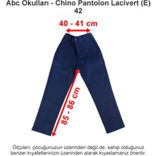Abc Okulları Chino Pantolon Lacivert (E) 42