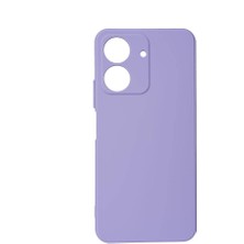 Xiaomi Redmi 13C Kılıf Tstk Biye Silikon-Lila