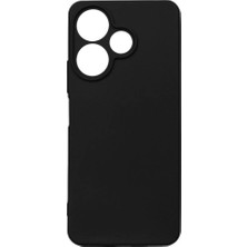 Xiaomi Redmi 13 4g Kılıf Tstk Biye Silikon-Siyah