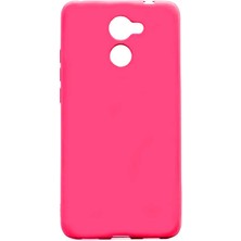 Huawei Y7 Prime Kılıf Tstk Premier Silikon Kapak-Pembe