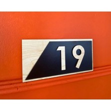 Dekoratif Ahşap Kapı Numaralığı, Daire Numarası, Otel Numarası ,oda Numarası-2