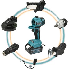 Serenity Haven prohummer PHSM191 Multievo 6'lı Set 58VF Çok Amaçlı Akülü Matkap Takımı Güçlü 58 Watt