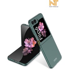 Samsung Galaxy Z Flip 6 / Z Flip 7 FE Uyumlu Sert Kıpta Kapak