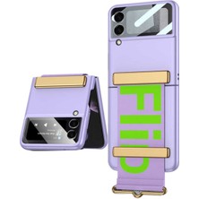 Samsung Galaxy Z Flip 3 Uyumlu Flio Koruyucu Kılıf Mor