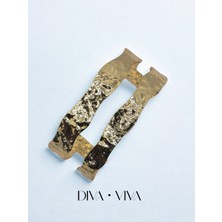 Diva Viva - Aurum Duo Kadın 2li Görünüm Kelepçe Bilezik