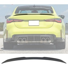 Bmw G22 M4 Yarasa Bagaj Üstü Spoiler Siyah Boyalı Plastik 2020+