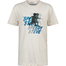 2AS Aja Çocuk Baskılı T-Shirt Kum 210