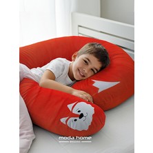 Çocuk Oyun ve Uyku Yastığı-Aktivite Yastığı Lüks Polar Kumaş (Tilki)