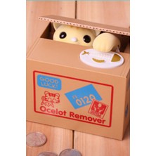 Hırsız Para Çalan Kedi Kumbara Çocuklar Için Eğlenceli Kumbara