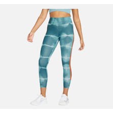 Nike One Luxe Mid-Rise Printed Training Kadın Tayt DM7619-058