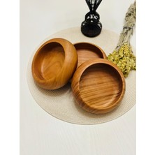 Carveni Ahşap Sunum Kasesi 3'lü Set