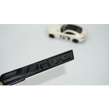 Dk Tuning Edrive Bagaj Mat Siyah 11CM Yeni Nesil Yazı Bmw Ile Uyumlu