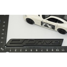 Dk Tuning Edrive Bagaj Mat Siyah 11CM Yeni Nesil Yazı Bmw Ile Uyumlu