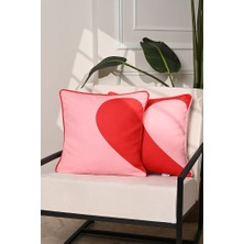 Kalbimin Yarısı Sende - 2'li Kırlent Kılıfı Seti - 43X43CM