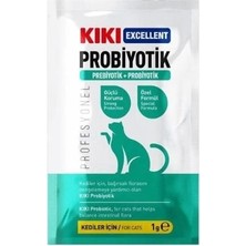 Kiki Excellent Kediler Için Toz Probiyotik ve Prebiyotik Saşe 1 G
