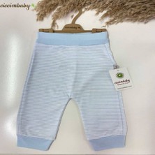 Çizgili Manşetli Pantalon
