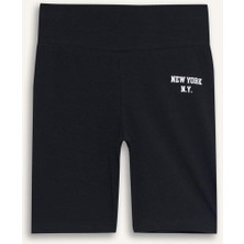 DeFacto Kız Çocuk Baskılı Biker Tayt B0843A825HS