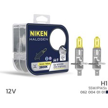 Niken 12V H1 55W Sari Işik Ampul P14.5S 2800K Dpmah