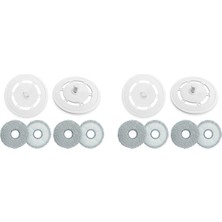 Mauuae Ecovacs Deebot T20 OMNI/T20 Pro Robot Mop Braketleri Vakumlu Mop Plakası Mop Bezi Montaj Tutucusu Yedek Parça Değiştir (Yurt Dışından)