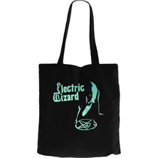 Electric Wizard Vinum Sabbathi Siyah Kanvas Bez Çanta