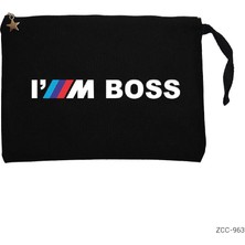 Im Boss Siyah Clutch Astarlı Cüzdan / El Çantası