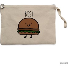 Bff Best Krem Clutch Astarlı Cüzdan / El Çantası