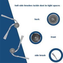 Mauuae Roborock Qrevo Curv Qrevo Edge Elektrikli Süpürge Aksesuarları Yedek Parçaları Için Fırça Filtre Toz Torbası ve Paspas Bezi Seti (Yurt Dışından)