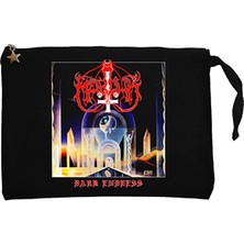 Marduk Dark Endless Siyah Clutch Astarlı Cüzdan / El Çantası