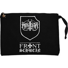 Marduk Schwein Siyah Clutch Astarlı Cüzdan / El Çantası