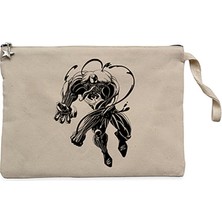 Venom Krem Clutch Astarlı Cüzdan / El Çantası