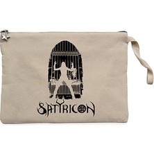Satyricon Possessed Krem Clutch Astarlı Cüzdan / El Çantası