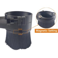 Mauuae Cnc Gravür Makinesi Aksesuarları Mil Fırçası Toz Geçirmez Fırça 65MM Vakumlu Temizleyici Mil (Yurt Dışından)