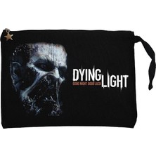 Dying Light Zombi Head Siyah Clutch Astarlı Cüzdan / El Çantası