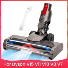 Ruosui Dyson V15 V11 V10 V8 V7 Için Fırça, 4 LED Işıklı Elektrikli Süpürge Fırçaları, Elektrikli Turbo Fırça Halı ve Sert Zeminler (Yurt Dışından)
