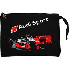 F1 Audi Sport Siyah Clutch Astarlı Cüzdan / El Çantası