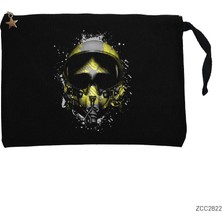Solo Türk Dark Pilot Siyah Clutch Astarlı Cüzdan / El Çantası