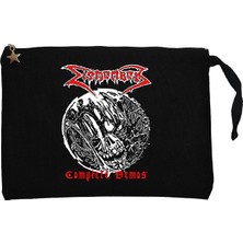 Dismember Complete Demos Siyah Clutch Astarlı Cüzdan / El Çantası
