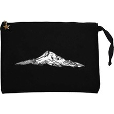 Single Mountain View Siyah Clutch Astarlı Cüzdan / El Çantası