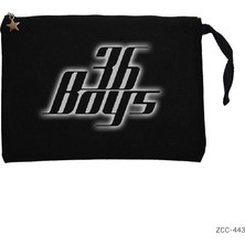 36 Boys Siyah Clutch Astarlı Cüzdan / El Çantası