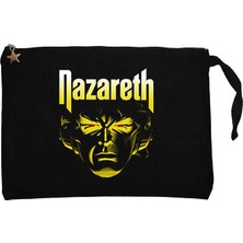 Nazareth Face Siyah Clutch Astarlı Cüzdan / El Çantası