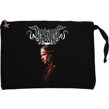 Arkona Zhizn Vo Slavu Siyah Clutch Astarlı Cüzdan / El Çantası