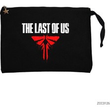 The Last Of Us Blood Siyah Clutch Astarlı Cüzdan / El Çantası
