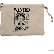 Wanted Luffy Krem Clutch Astarlı Cüzdan / El Çantası