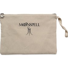 Moonspell Darkness And Hope Krem Clutch Astarlı Cüzdan / El Çantası