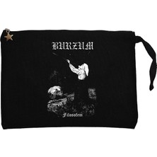 Burzum Filosofem Siyah Clutch Astarlı Cüzdan / El Çantası