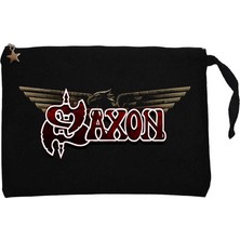Saxon Three Blend Siyah Clutch Astarlı Cüzdan / El Çantası