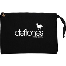 Deftones White Pony 2021 Siyah Clutch Astarlı Cüzdan / El Çantası